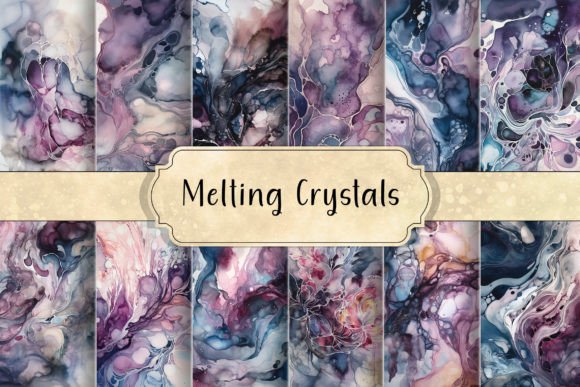 Download Melting Crystals Abstract Backgrounds - Abstract backgrounds Collection