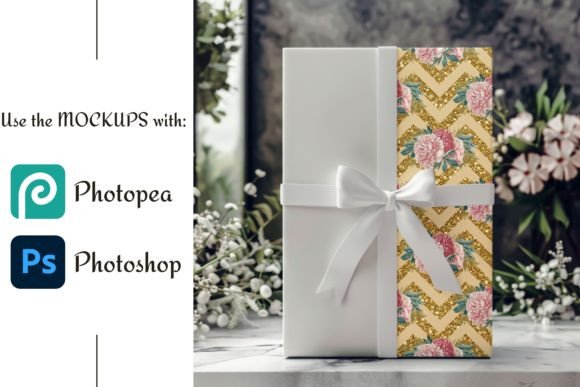 Download Wrapping Paper Mockup | Gift Box Mockup - Paper Collection