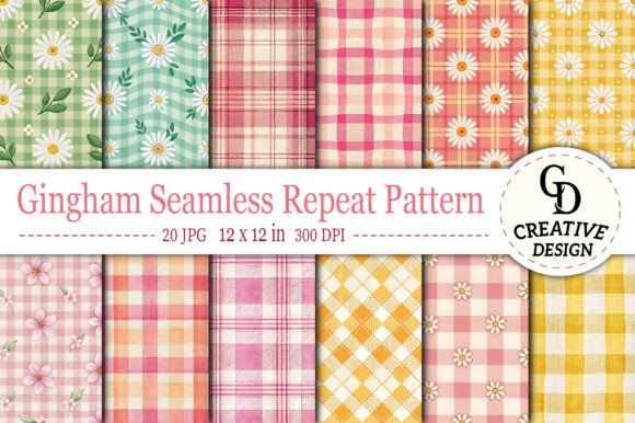 Download Gingham Seamless Repeat Pattern - Repeat pattern Collection