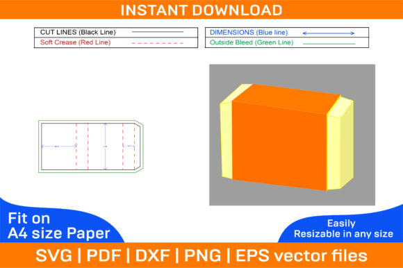 Download Soap Paper Sleeve Box Packaging Dieline - Paper Collection