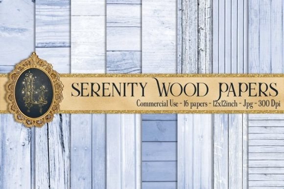 Download Serenity Wood Texture Digital Papers - Paper Collection