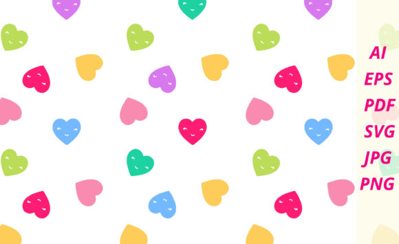 Download Love Hearts Digital Paper Pack Pattern. - Paper Collection