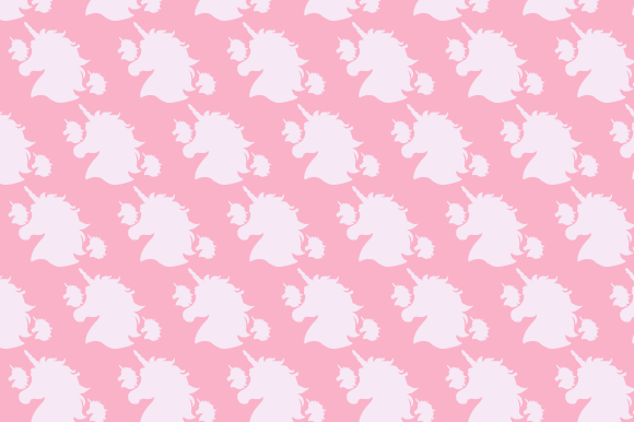 Download Simple Pattern with Unicorn Silhouette - Premium Resources