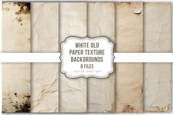 Download White Old Paper Texture Backgrounds Pack - Paper Collection