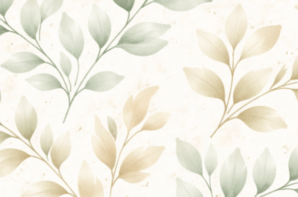Download Soft Green Watercolor Botanical Leaves - Green Collection