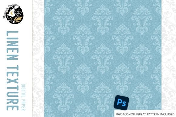 Download Free Blue Linen Digital Paper - Paper Collection