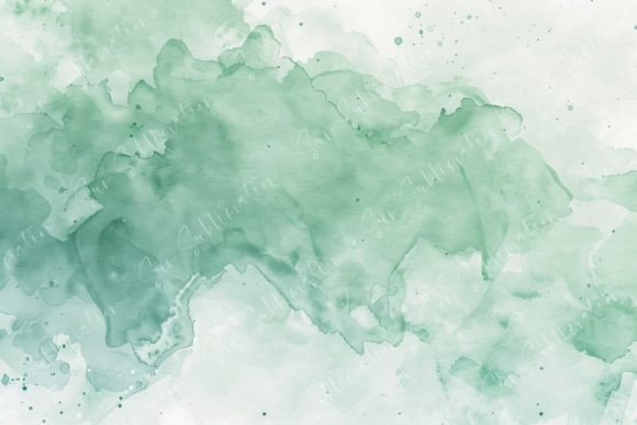 Download Soft Green Watercolor Background - Green Collection