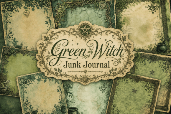 Download Green Witch Junk Journal - Green Collection