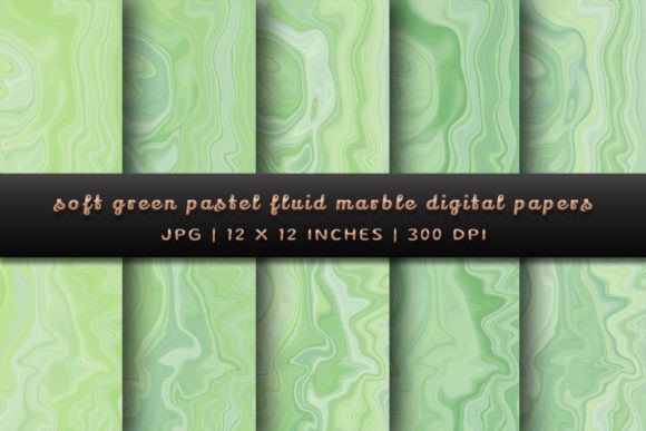 Download Soft Green Pastel Fluid Marble - Green Collection