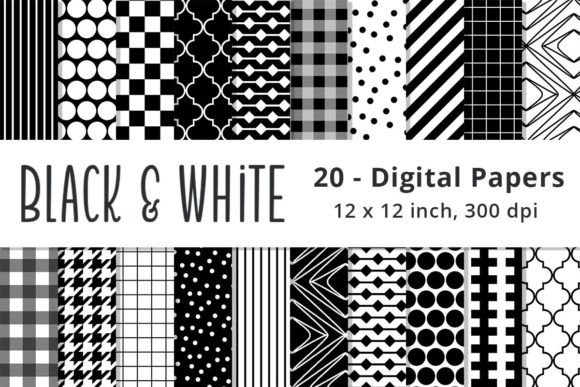 Download Black and White Digital Paper Background - Paper Collection