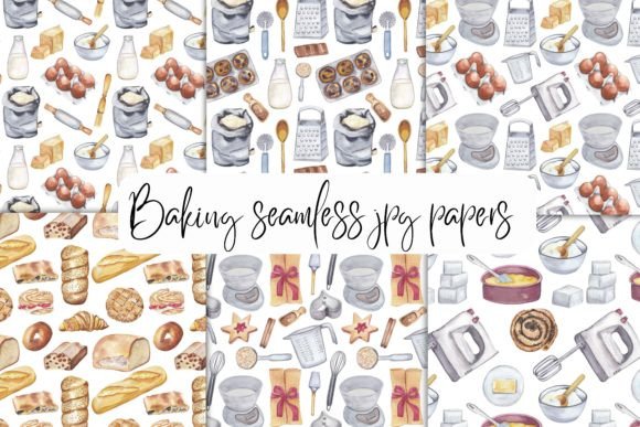 Download Baking Seamless Patterns Food Jpg Papers - Paper Collection