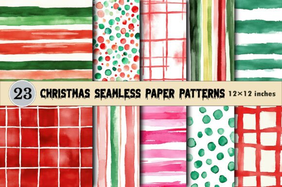 Download Christmas Seamless Paper Patterns - Paper Collection