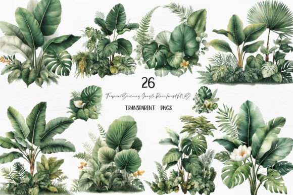 Download Tropical Greenery Jungle Rainforest PNG - Green Collection