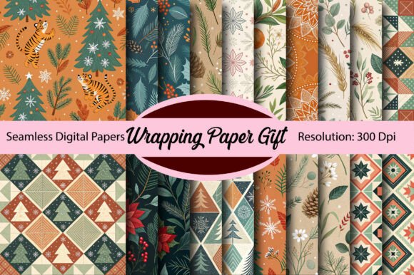 Download Wrapping Paper Gift Digital Paper - Paper Collection