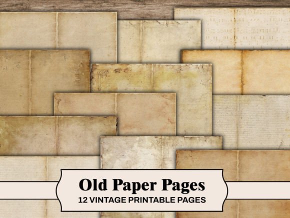 Download Vintage Junk Journal Pages Old Paper - Paper Collection